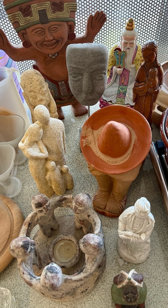 Lot (spirituele) beelden: Boeddha, Shou Xing, ... ,, Huis en Inrichting, Woonaccessoires | Boeddhabeelden, Ophalen