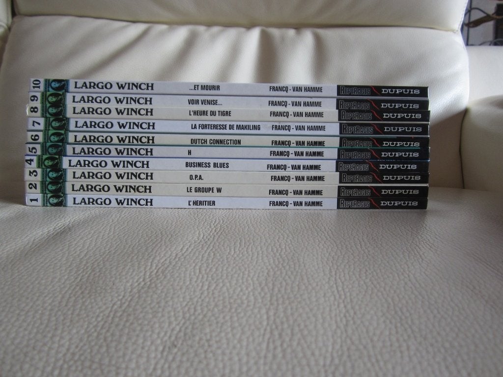 Largo Winch - Tomes 1 à 10, complet, Série complète ou Série, Enlèvement ou Envoi, Comme neuf, Francq - Van Hamme