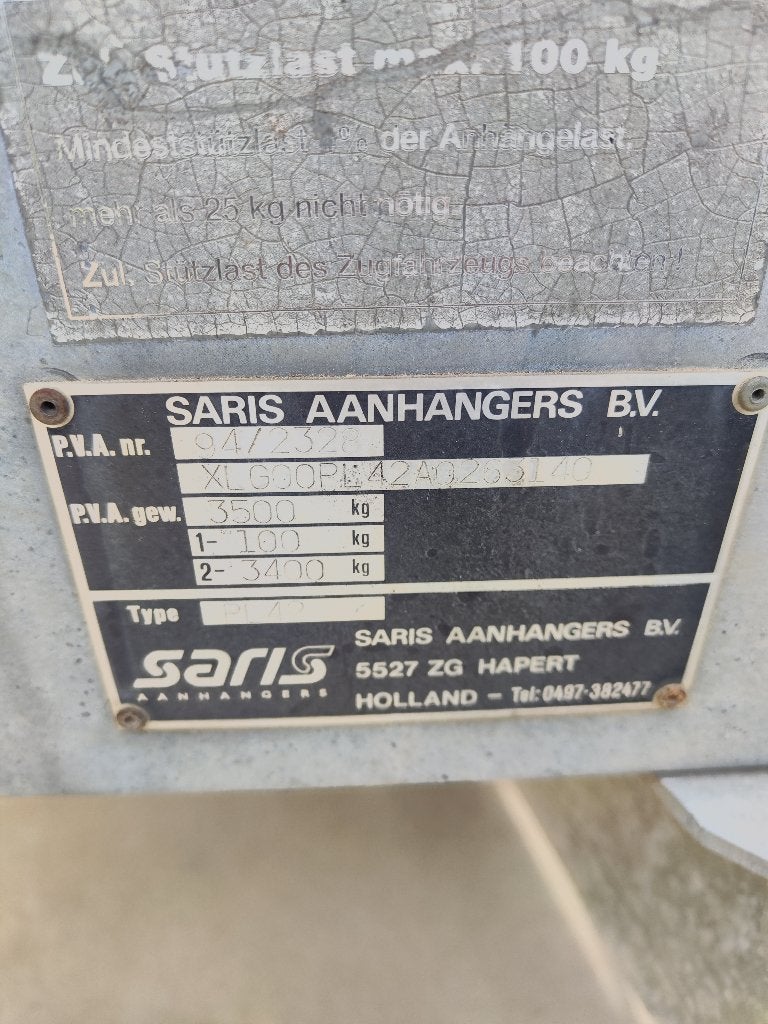 SARI'S AANHANGWAGEN, Auto diversen, Ophalen, Gebruikt