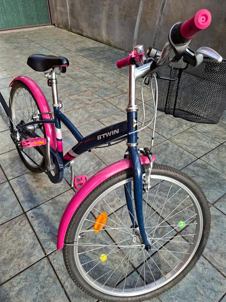 Meisjes fiets b twin 24 inch, Ophalen, 24 inch