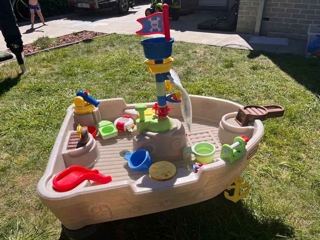 Piratenboot, Ophalen, Gebruikt