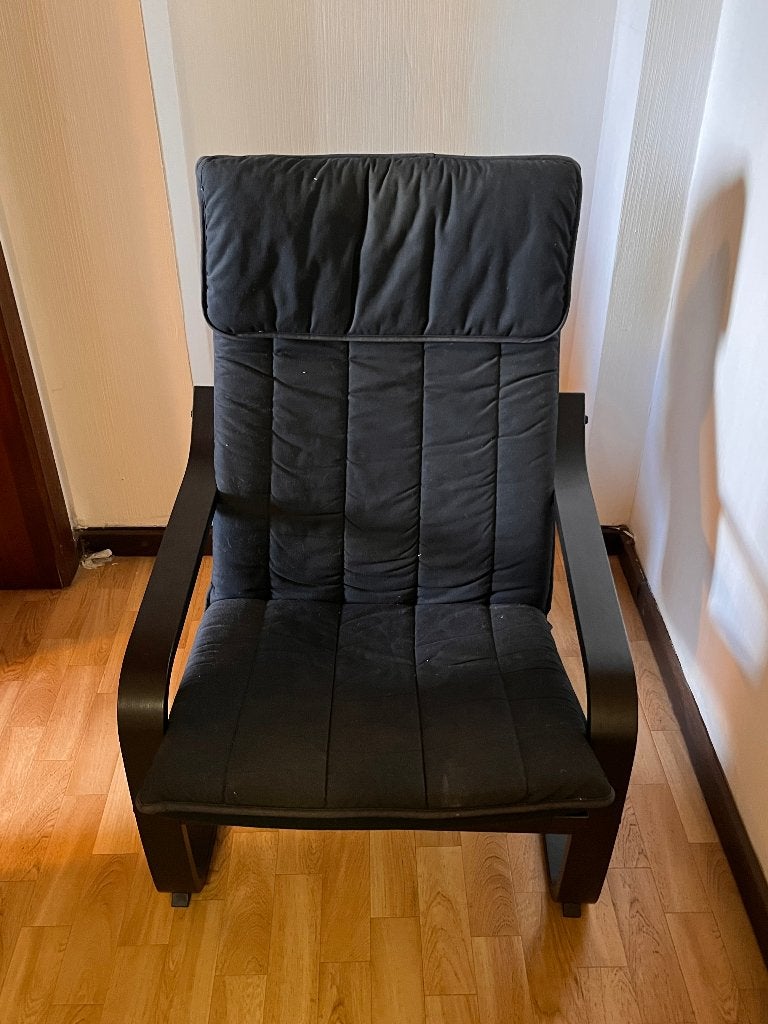 Fauteuil 1 personne, Maison & Meubles, Fauteuils, Comme neuf, Bois, Tissus, 50 à 75 cm, Moins de 75 cm, Enlèvement