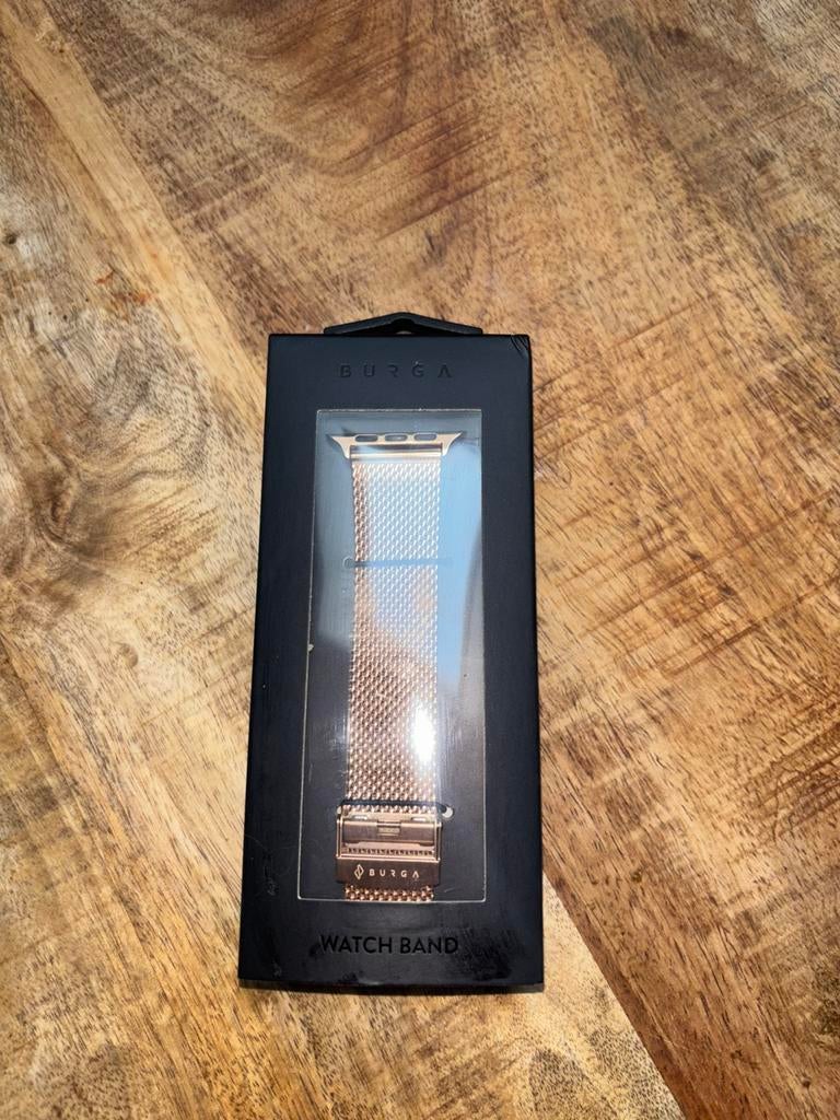 Apple watch band 42/44mm Rosegold, Ophalen of Verzenden, Zo goed als nieuw, Bandje