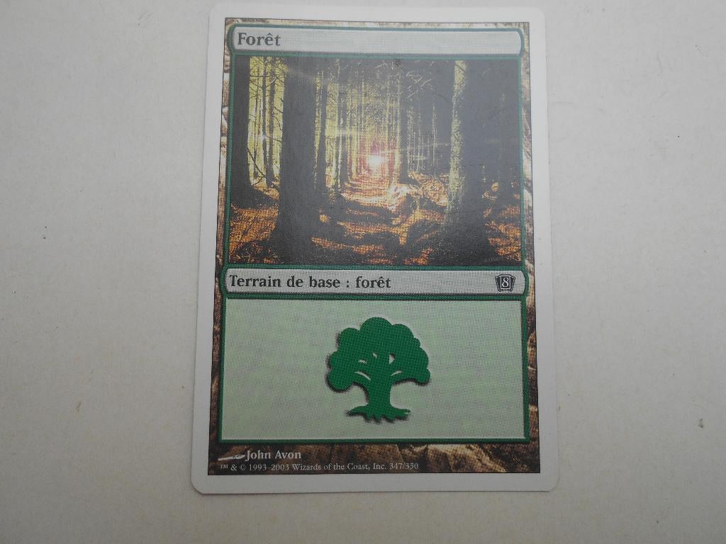 magic card The gathering  Terrain de base foret, Enlèvement ou Envoi, Neuf
