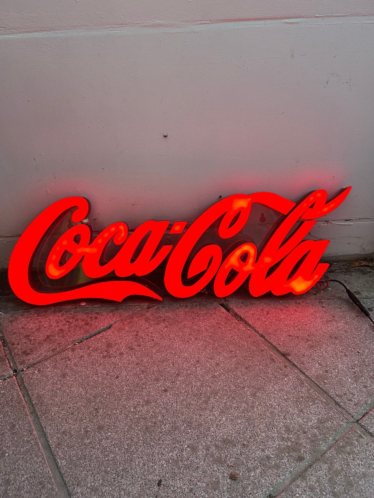 Coca-Cola licht reclame, Verzamelen, Ophalen, Zo goed als nieuw