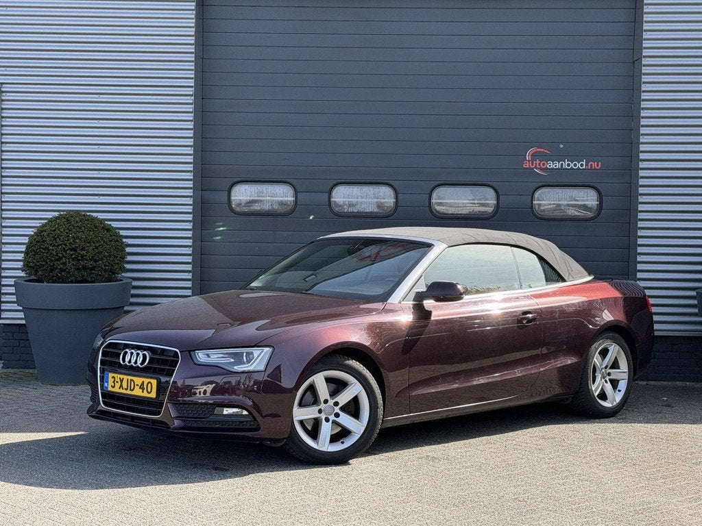 Audi A5 Cabriolet 1.8 TFSI Pro Line | Navigatie | Nek/Stoelv, Auto's, Audi, Gebruikt, 4 cilinders, Cabriolet, Leder