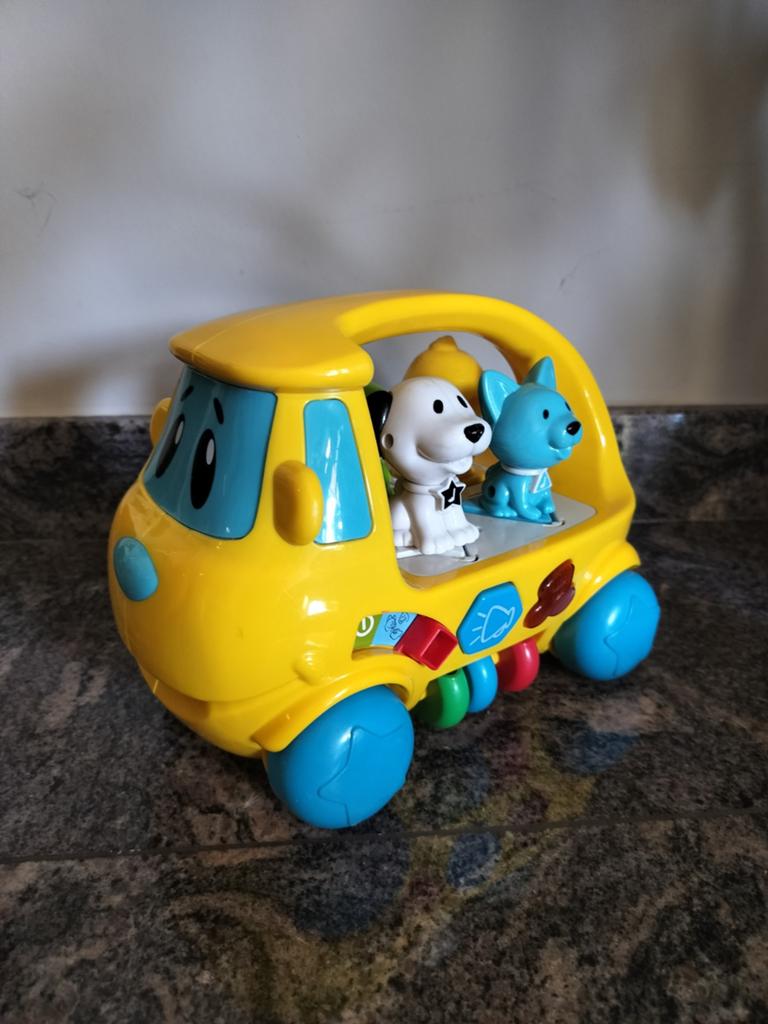 Muzikale Dieren Vormenstoof Bus (Navystar), Kinderen en Baby's, Ophalen of Verzenden