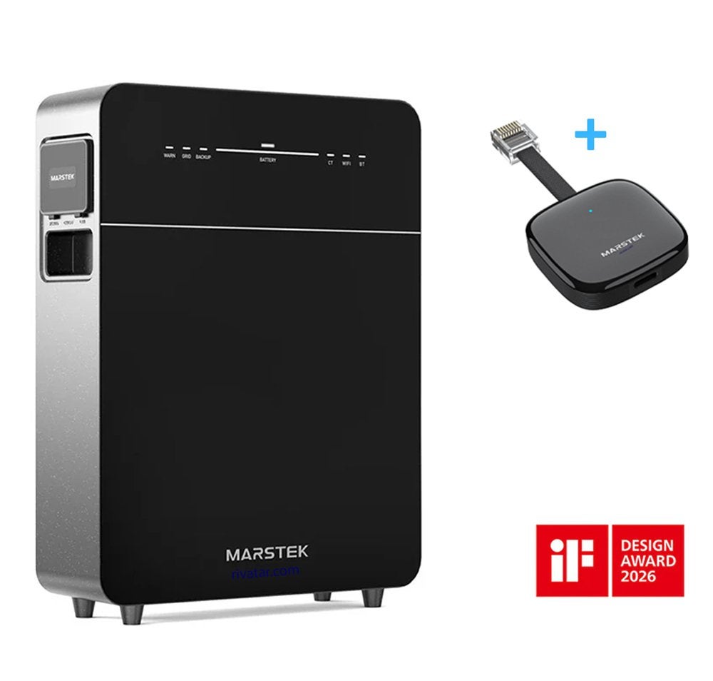 Marstek Venus E3.0 thuisbatterij 5.12kWh, Ophalen of Verzenden, Nieuw, Compleet systeem, 200 wattpiek of meer
