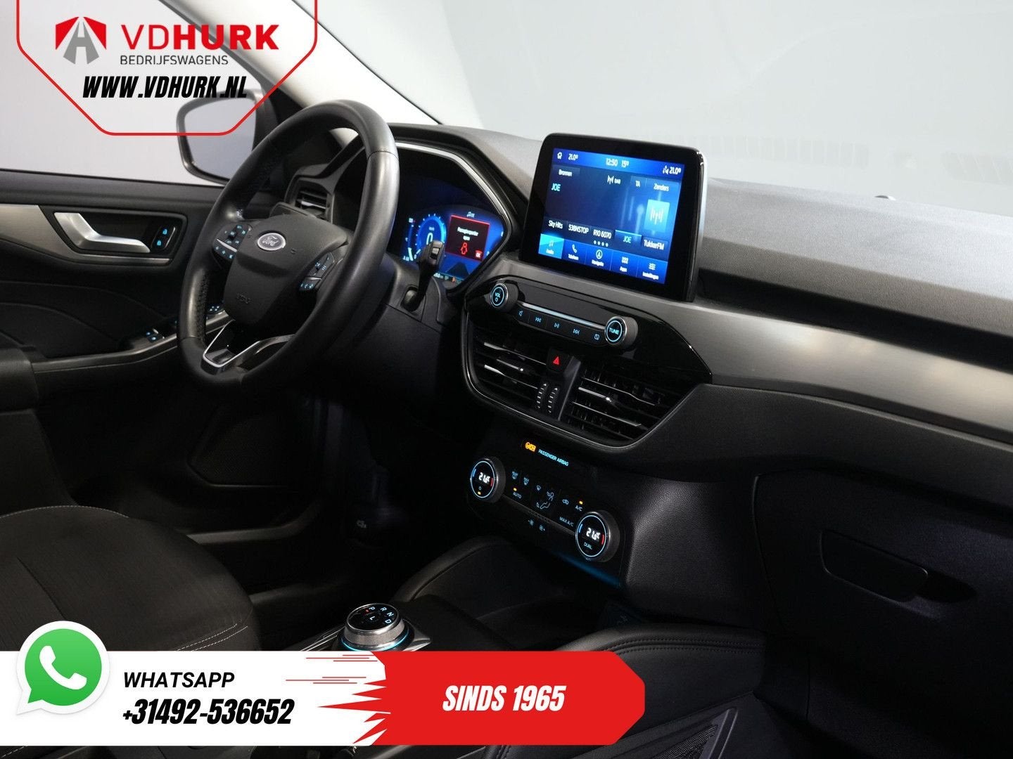 Ford Kuga 2.5 PHEV 225 pk Titanium LED/ Carplay/ Virtual Coc, Automaat, 14 kWh, Blauw, Hybride Elektrisch/Benzine