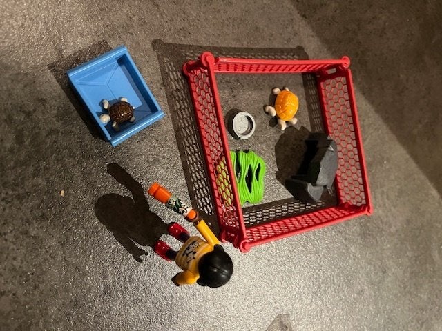 Playmobil schildpaddenverblijf nr 5534, Ophalen