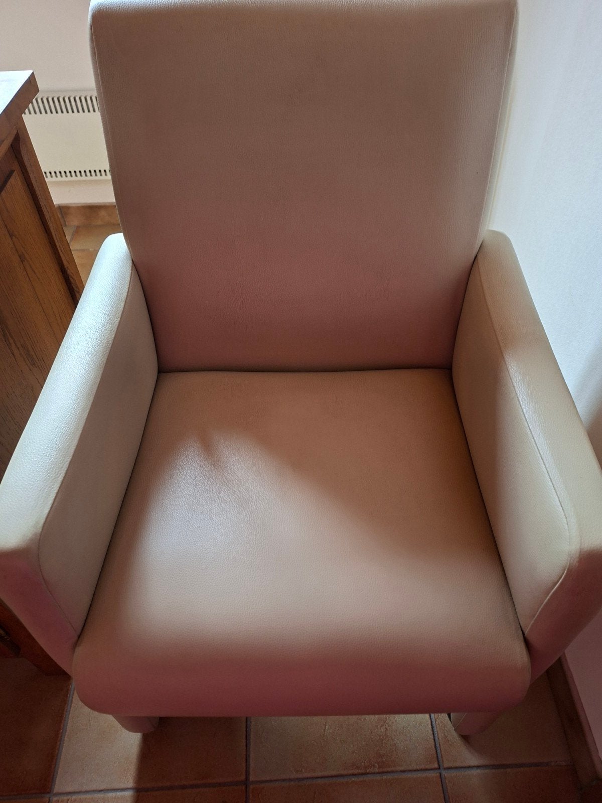 Keuken zetel op wieletjes, Huis en Inrichting, Ophalen, Overige materialen, Gebruikt, 100 tot 125 cm