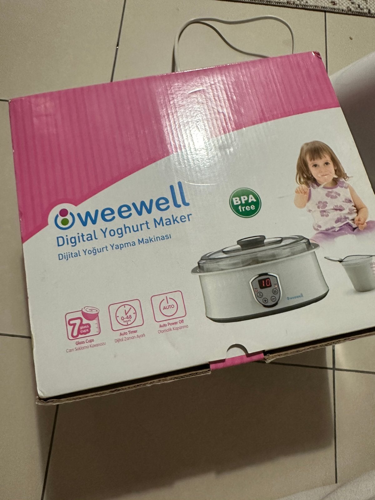 Yoghurtmaker, Ophalen, Nieuw