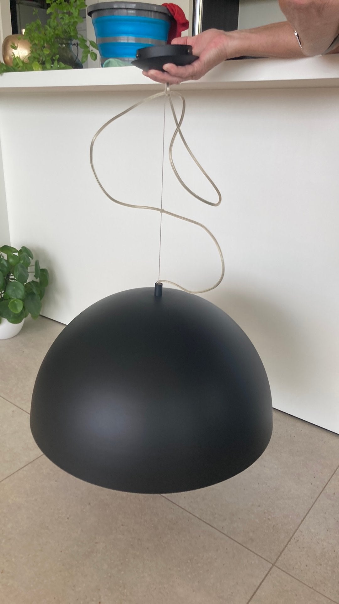 Hanglamp, Ophalen, Zo goed als nieuw, Metaal
