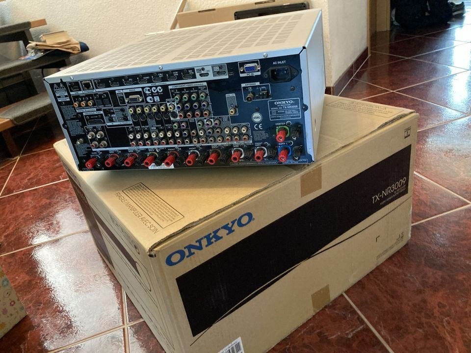 nkyo TX-NR3009 9.2-Kanal THX Ultra2 Plus AV-receiver zilver, Audio, Tv en Foto, Ophalen, Zo goed als nieuw, Onkyo