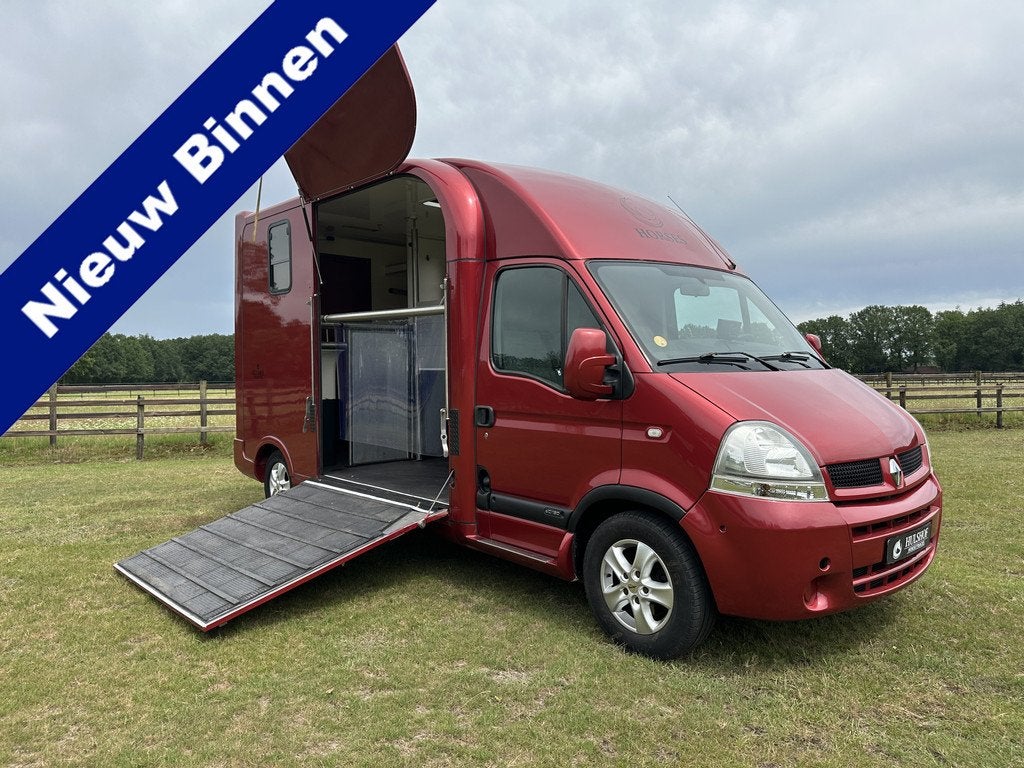 Renault Master 2-paards paardenvrachtwagen MARGE B-rijbewijs, Dieren en Toebehoren, Gebruikt, Info@hulshof-trading.nl, Overige typen