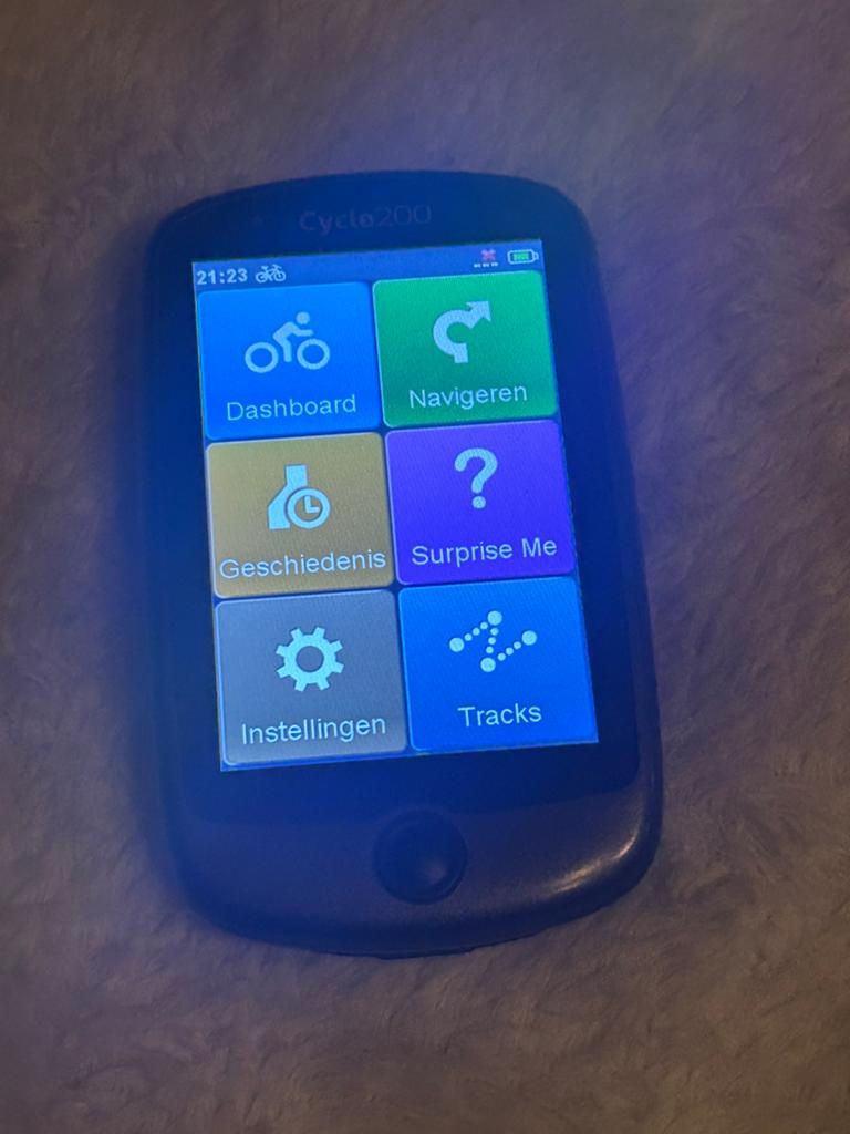 Mio fietsnavigstie, fietscomputer, Fietsen en Brommers, Ophalen, Gebruikt