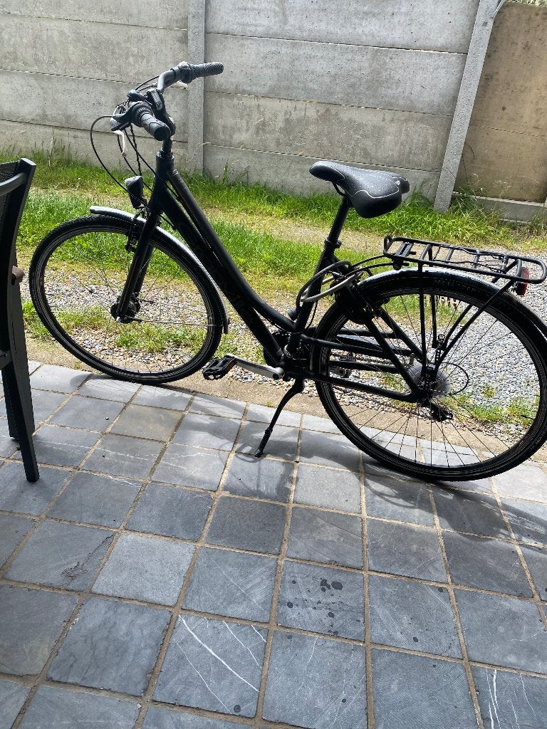 Damesfiets, Fietsen en Brommers, Fietsen | Dames | Damesfietsen, Gebruikt, Versnellingen, Schijfrem, Ophalen
