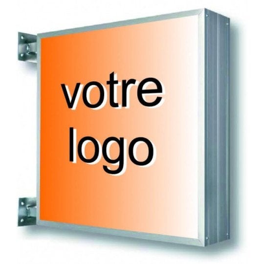 CAISSON LUMINEUX DOUBLE FACE lumineux, Enlèvement, Utilisé, Panneau publicitaire