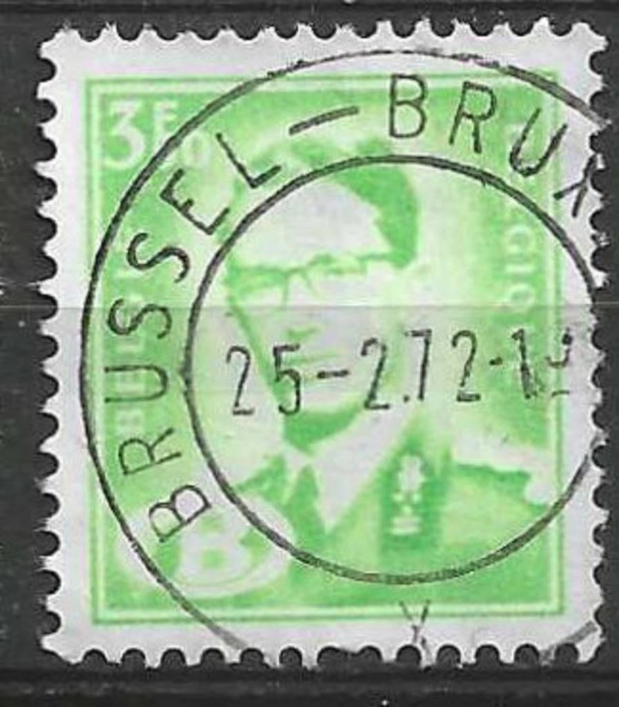Belgie 1954/1970 - Yvert 61ASE - Koning Boudewijn 3,(ST), Verzenden, Gestempeld, Gestempeld, Staatshoofden