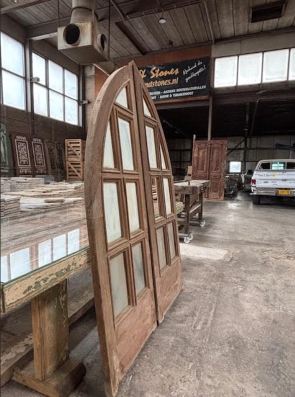 ANTIEKE- VINTAGE DEUR! ZEER UNIEK!, Antiek en Kunst, Ophalen
