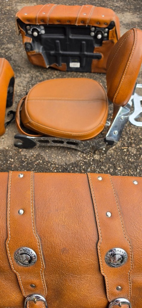 Selles moto avec sacoches, Enlèvement, Utilisé