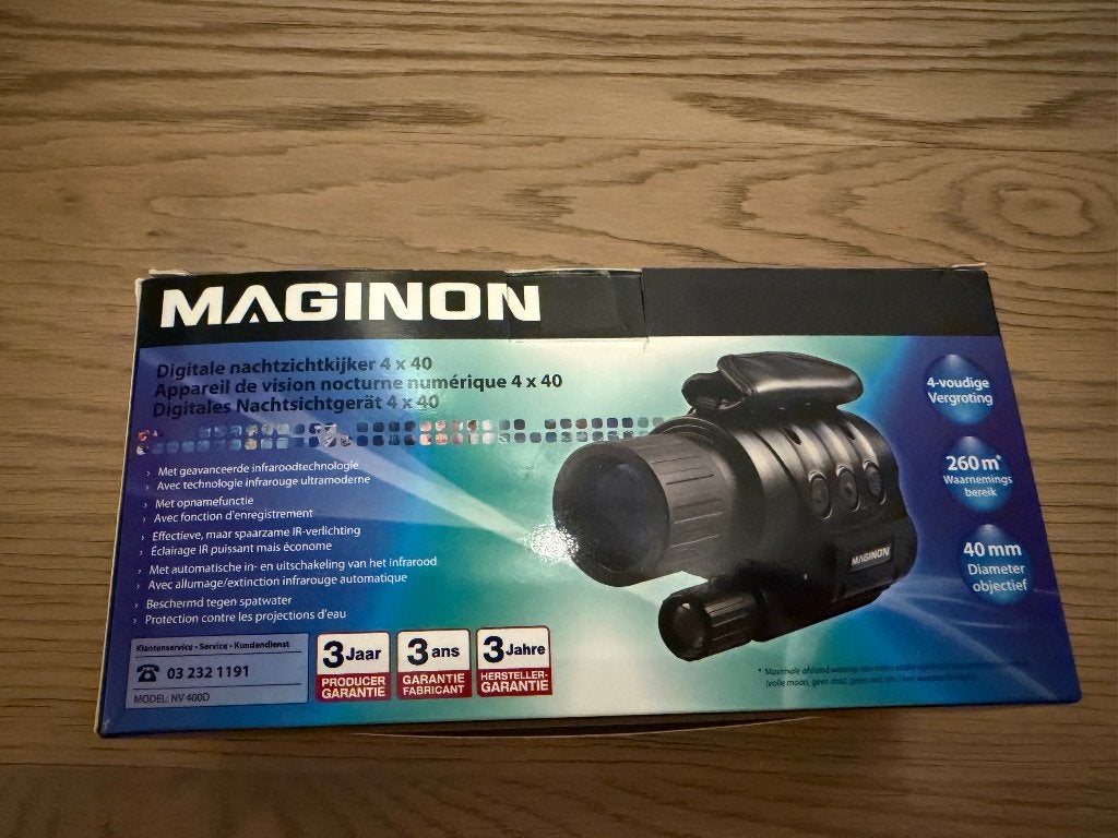 Appareil de vision nocturne Maginon NV 400 D, Audio, Tv en Foto, Optische apparatuur | Verrekijkers, Ophalen, Minder dan 8x, Overige typen