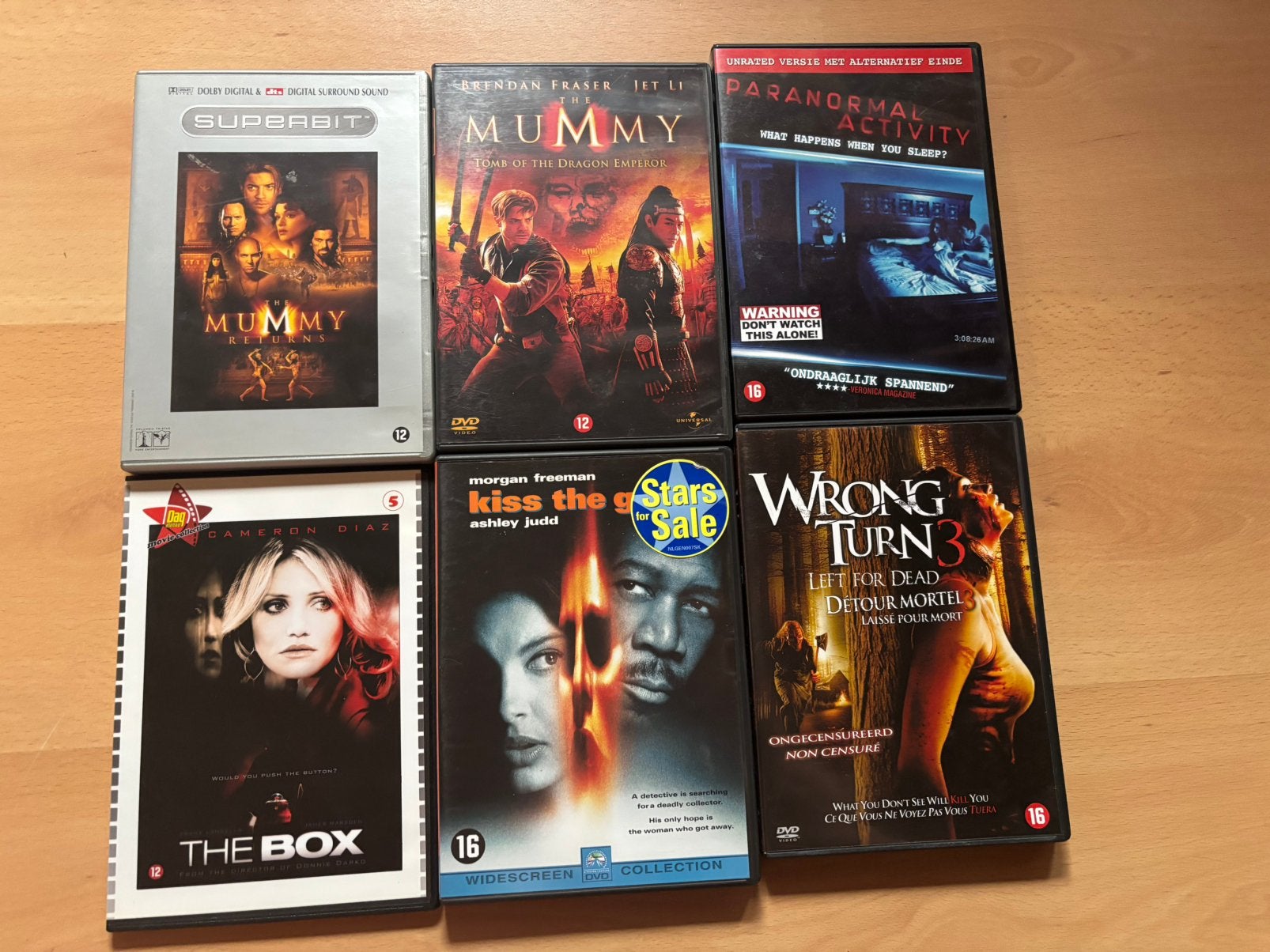 6 DVD - titres variés, Envoi, Comme neuf