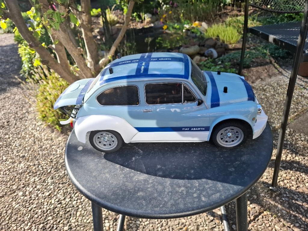 Tamiya MB-01 Fiat 500 Abarth ARR ZGAN, Échelle 1:10, Enlèvement ou Envoi, Électro, Comme neuf