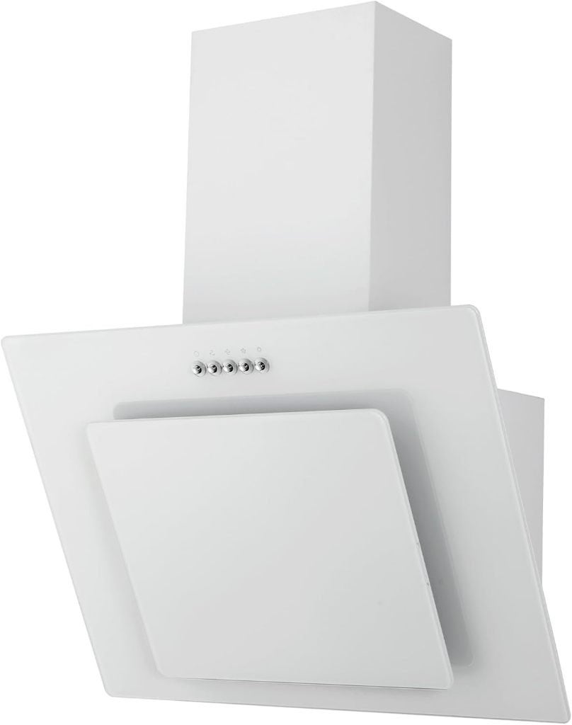 Hotte Respekta 60cm neuve. Verre/blanc., Electroménager, Hottes, Enlèvement ou Envoi, Neuf, Autoportant, Hotte murale