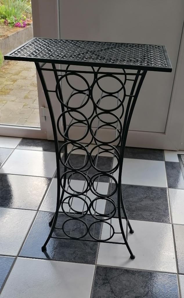 Porte-bouteilles fer forgé, Enlèvement, Utilisé