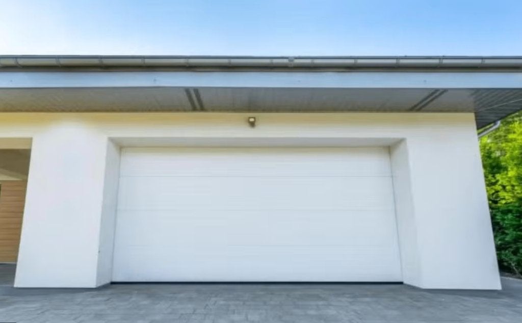 sectionale garagepoort automatische  H. 200 cm B 300, Doe-het-zelf en Bouw, Overige Doe-Het-Zelf en Bouw, Gebruikt, Ophalen