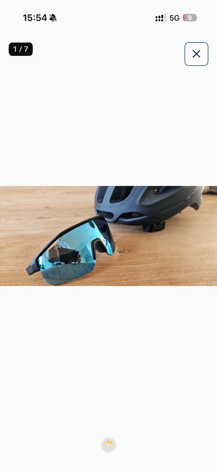 Fietshelm Van Rijsel + Fietsbril NIEUW NOOIT GEBRUIKT, Fietsen en Brommers, Ophalen of Verzenden