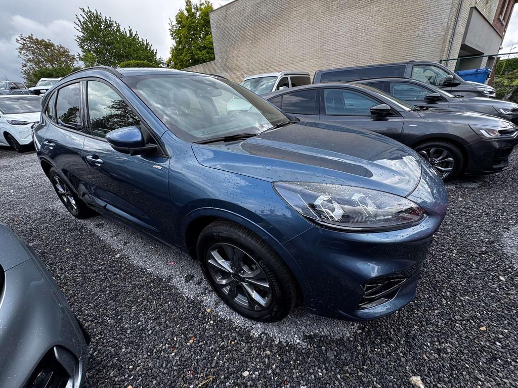Ford Kuga ST-Line 2.5 PHEV 225pk Chrome Blue / Winter Pack /, Automaat, Gebruikt, Blauw, Alcantara