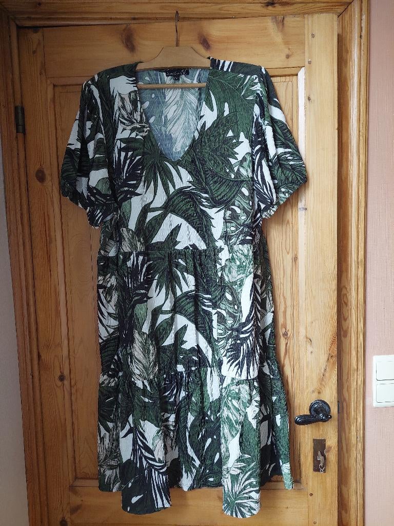 jurk, Taille 46/48 (XL) ou plus grande, Smashed Lemon, Vert, Enlèvement