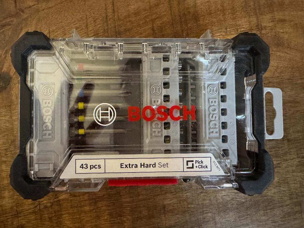 Ensemble de 43 embouts et douilles pour tournevis Bosch Prof, Enlèvement ou Envoi, Neuf