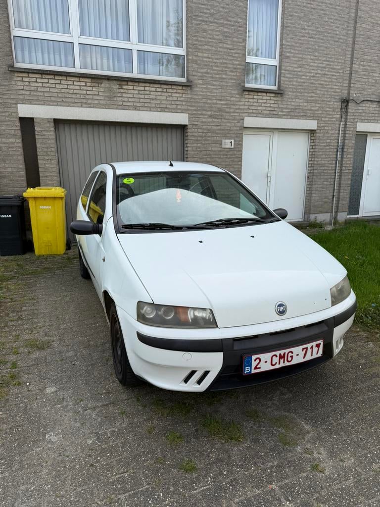 Fiat Punto 1.2 export, Auto's, Wit, Handgeschakeld, Blauw, Punto