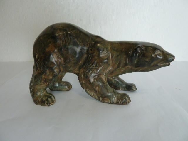 Bronzen beer (Grizzly) Pierre Chenet 3.6kg, Antiek en Kunst, Antiek | Brons en Koper, Ophalen, Brons