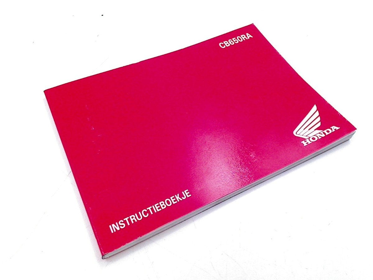 MANUEL UTILISATEUR NOTICE Honda CB 650 R 2018-2020 (CB650R), Dhr. S. di Majo, Utilisé, Info@cama-motorparts.nl, P.J. Troelstraweg 8 8
3144 CX  MAASSLUIS, NL