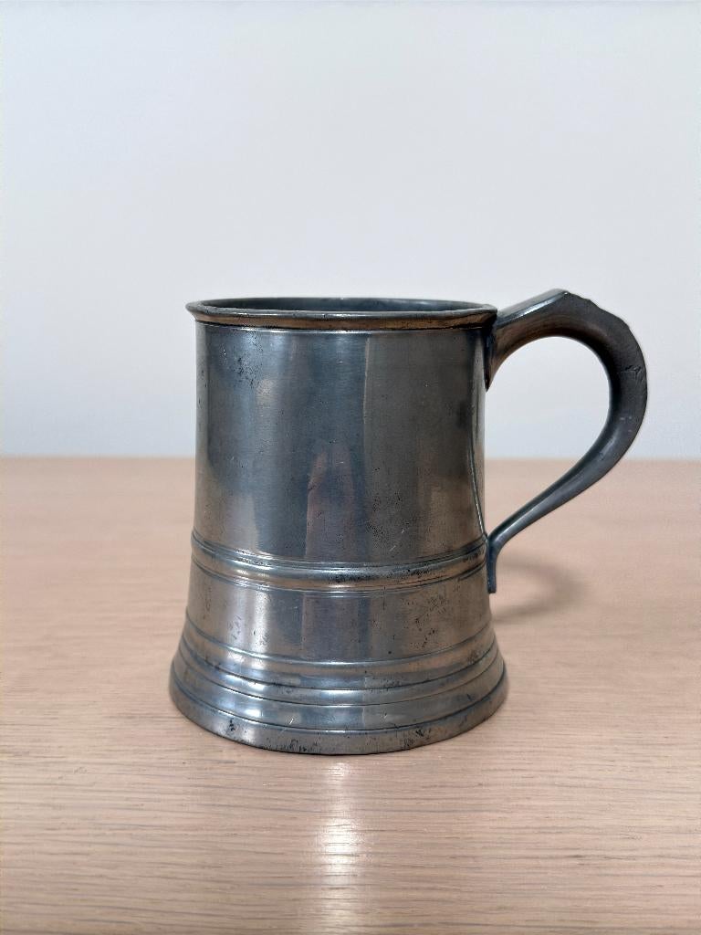Authentieke Britse tinnen bierpul / Harry Mason / Ca. 1910, Antiek en Kunst, Antiek | Tin, Ophalen of Verzenden