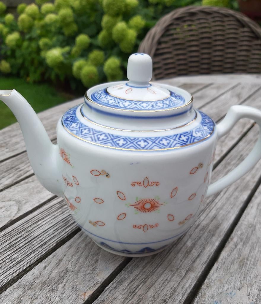 Chinees porseleinen theekannetje - nieuw - nooit gebruikt, Enlèvement ou Envoi, Neuf, Autres matériaux, Autres types