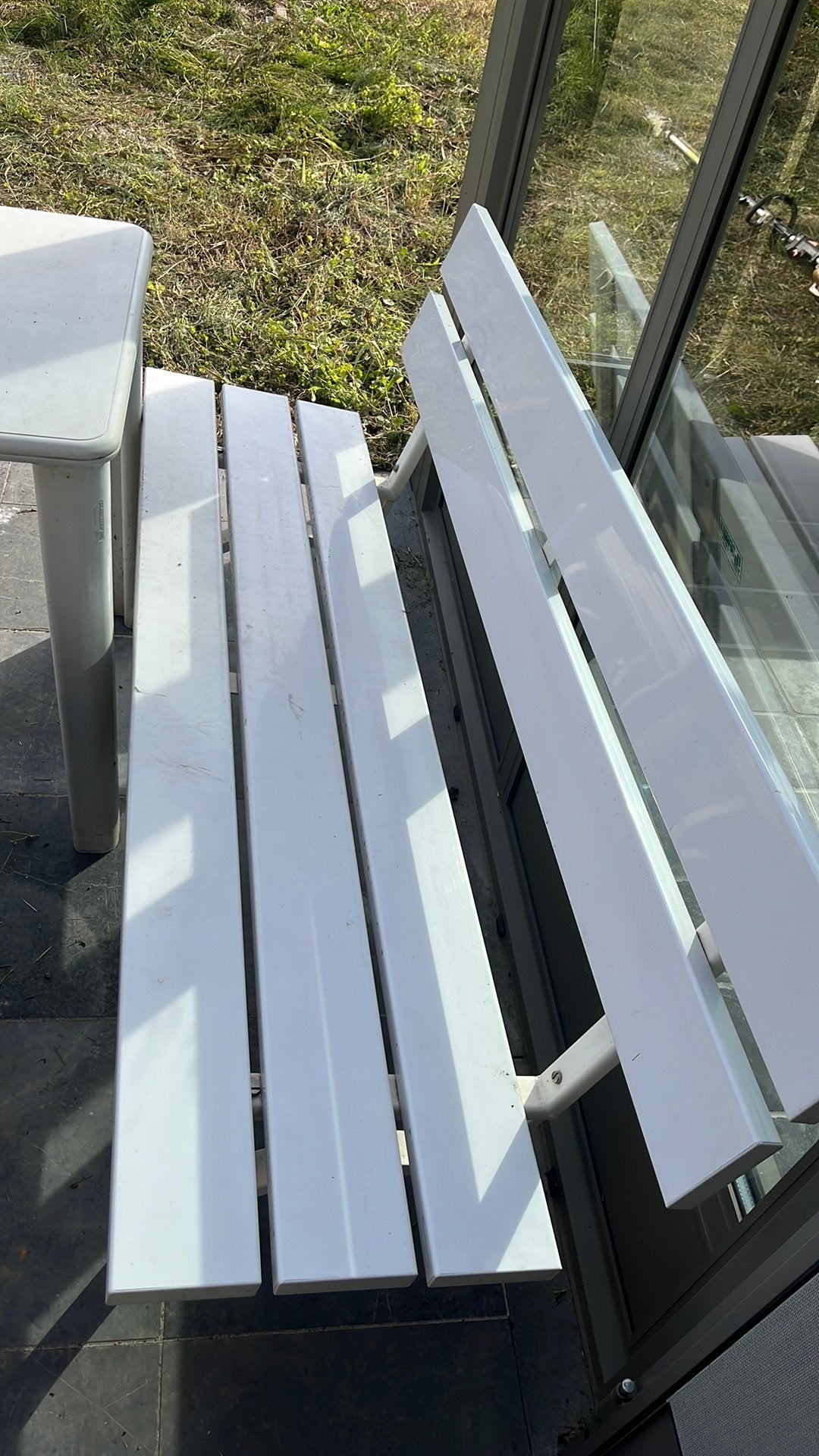 Banc de jardin 1,4m boàc belle qualité, Enlèvement, Comme neuf