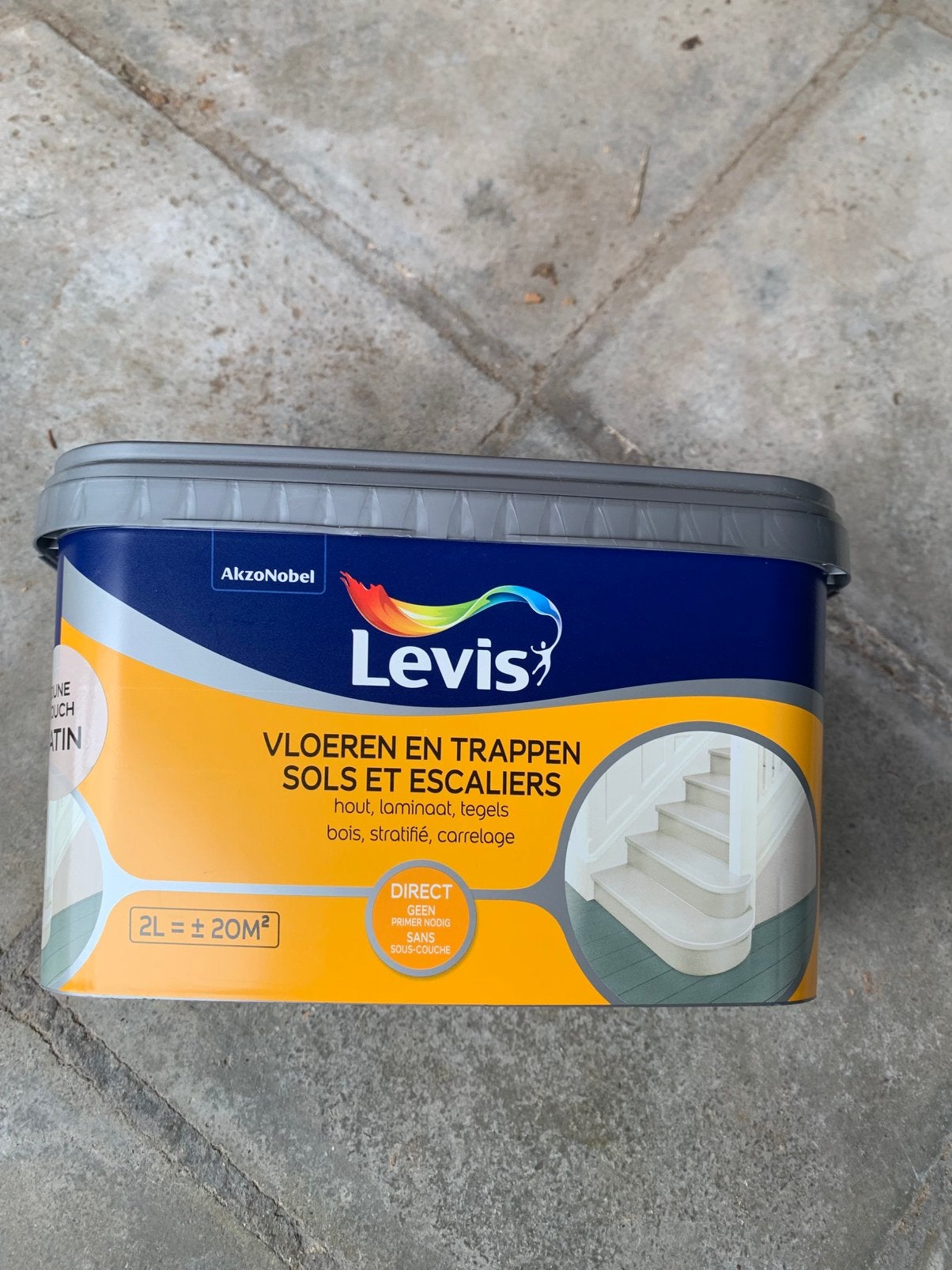 Levis Vloeren en Trappen Verf 2L – Nieuw, Doe-het-zelf en Bouw, Ophalen, Verf