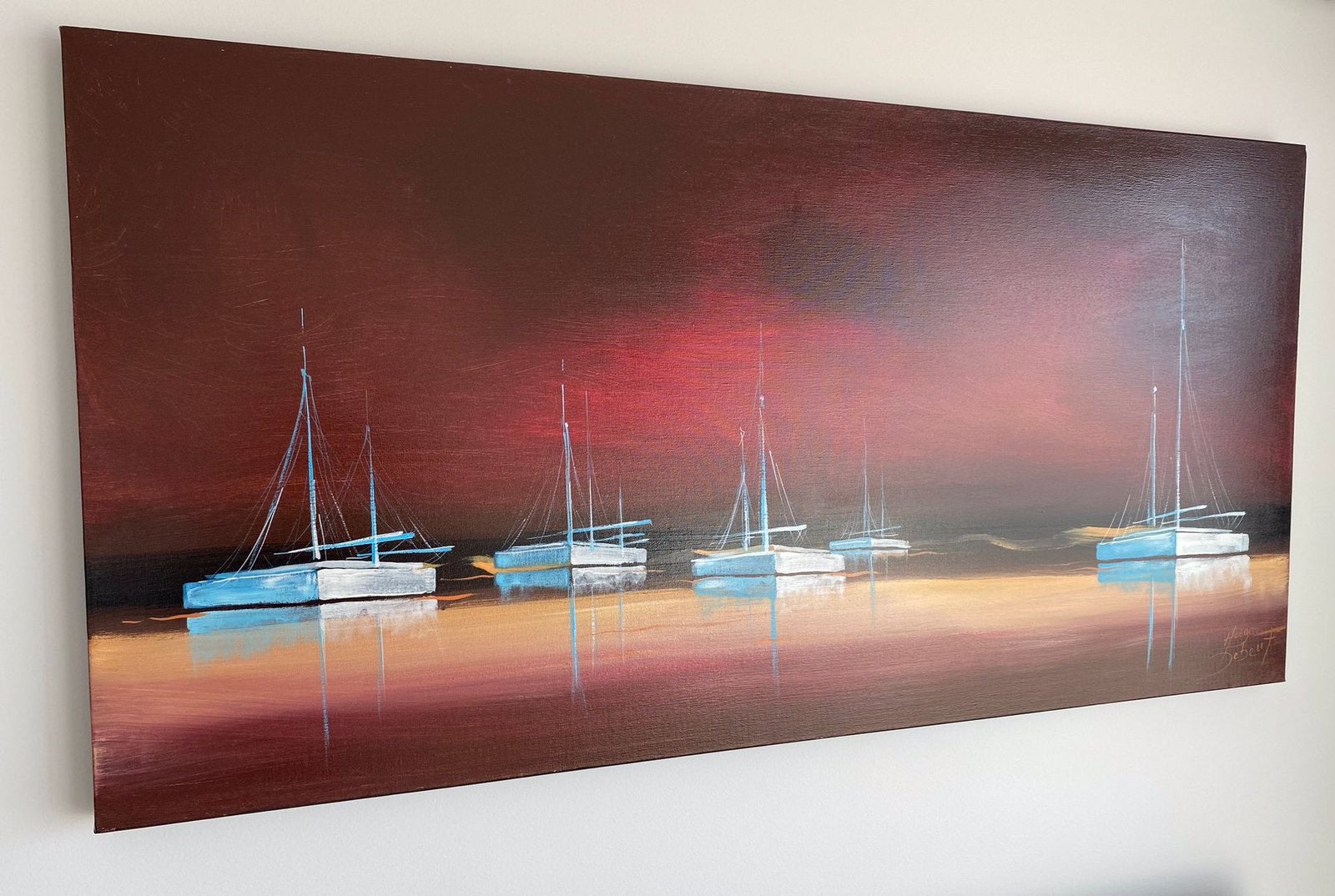 Mooie schilderij, Ophalen