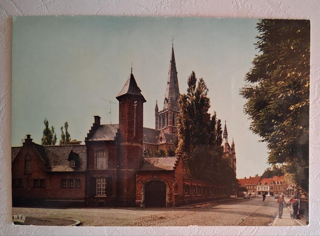 Postkaart Dadizele dorpsaanzicht, Verzamelen, Ophalen of Verzenden