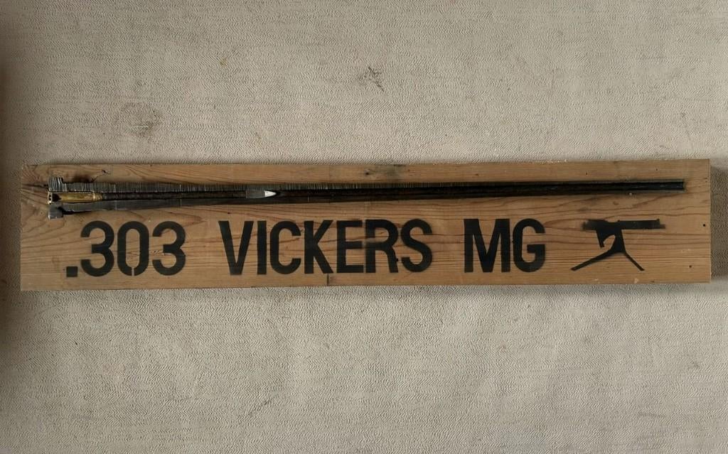 wo2 - 303 Vickers MG doorsnede - edu & decoratief - LEEG, Verzamelen, Militaria | Tweede Wereldoorlog, Ophalen of Verzenden, Landmacht