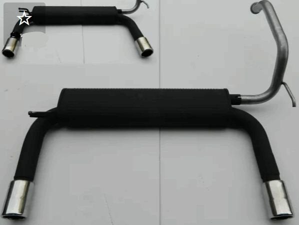 123 SPORTUITLAAT TOYOTA AYGO PEUGEOT 107 CITROEN C1, Autos : Pièces & Accessoires, Systèmes d'échappement, Neuf, Envoi