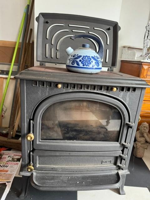 hout en kolenkachel saey, Huis en Inrichting, Kachels, Ophalen, Gebruikt, Houtkachel, Vrijstaand