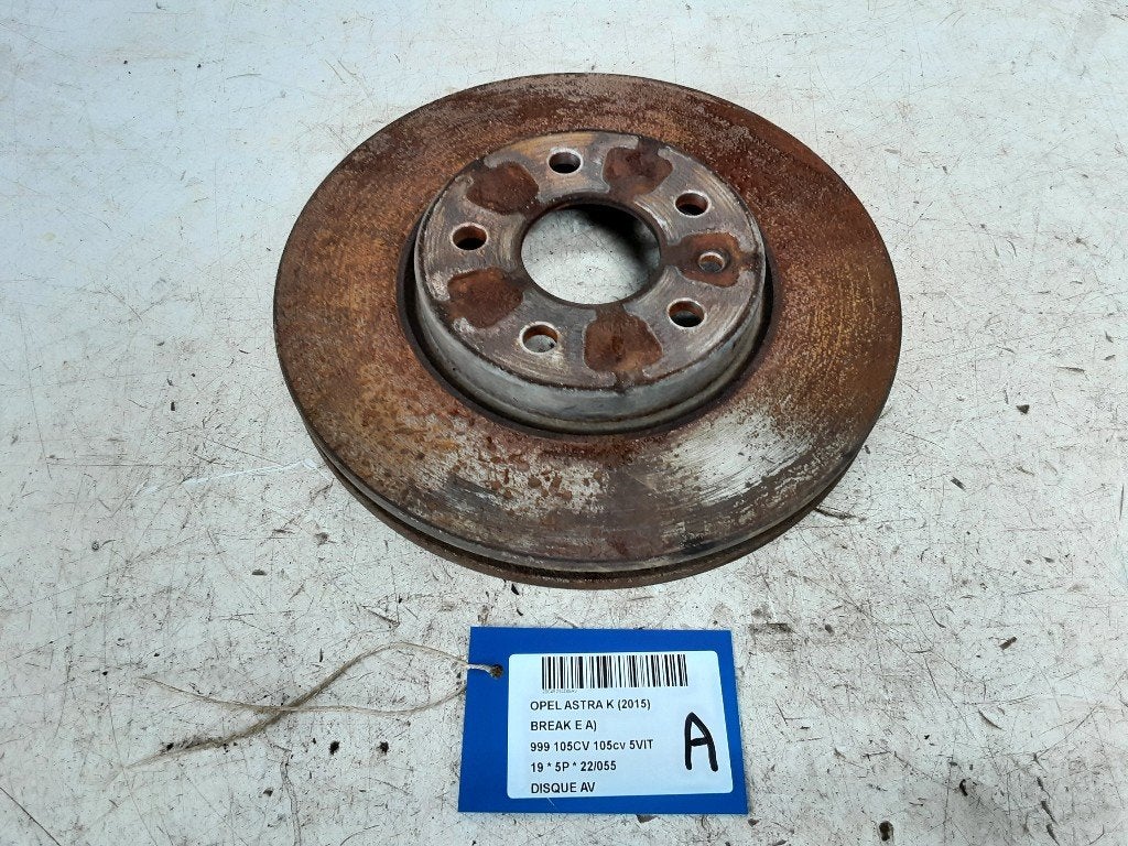 FREIN DISQUE AVANT Opel Astra K Sports Tourer, Opel, Opel Automobile GmbH, Utilisé, Kontakt-opel@opel.com