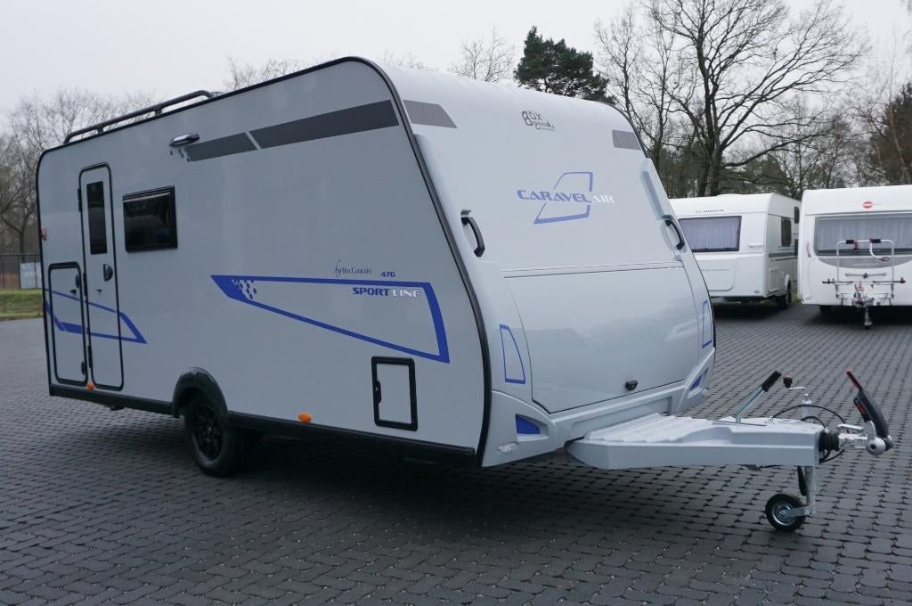Nieuwe 6pers.Caravelair met fr bed, stapelbed, treinzit, Bedrijf, Treinzit, Tot en met 6, Douche