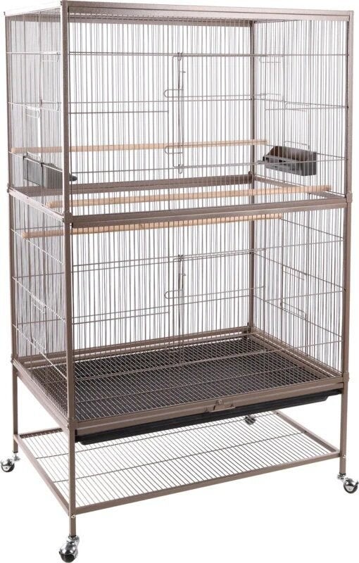 ZEER GROTE VOGELKOOI ALS NIEUW, Ophalen, Zo goed als nieuw, Metaal, Vogelkooi